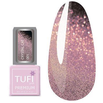 Гель-лак TUFI profi PREMIUM Crystal Cat 01 розовый кварц 8 мл 0100508 фото