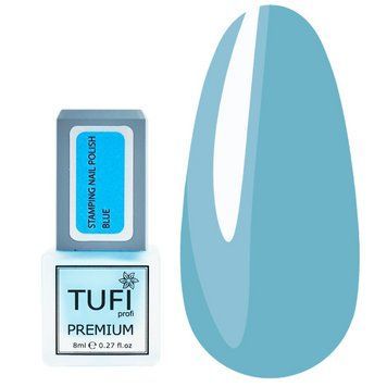 Лак для стемпінгу TUFI profi PREMIUM Stamping блакитний 8 мл 0295877 фото