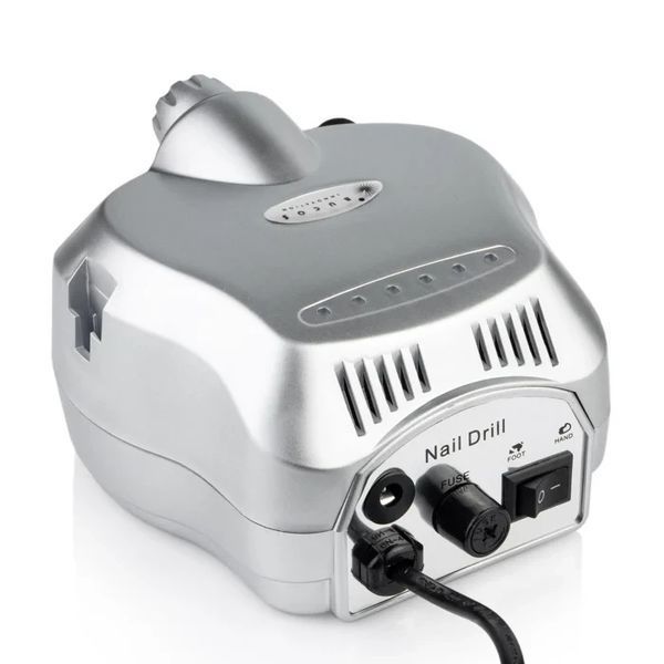 Фрезер для маникюра BUCOS Nail Drill ZS-601 PRO SILVER на 45 Вт. и 35 000 об. (+6 фрез в подарок) N5632056 фото