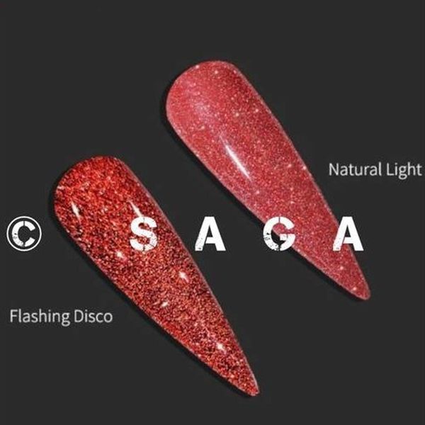 Гель-лак Феерия от Saga Fiery 03 (светоотражающий гель-лак), 9 мл N01694 фото