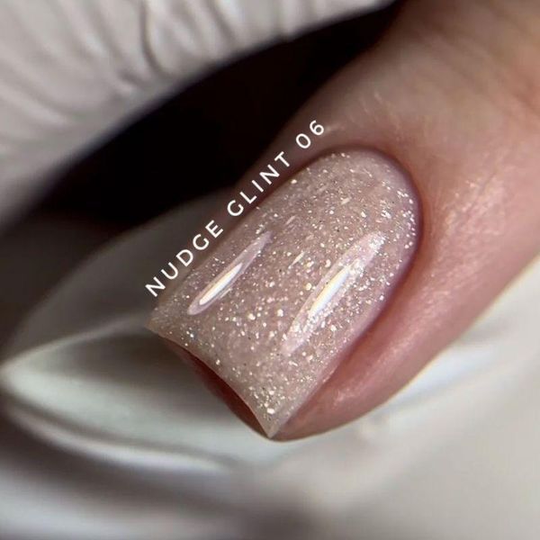 Акригель Lukum AcryGel Nudge №06 (молочно-бежевый с шиммером), 15 мл N09456 фото