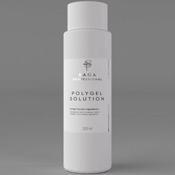 Saga Polygel Solution Рідина для полігелю, 500 мл N495136 фото