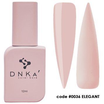 Камуфлирующая база для ногтей DNKa' Cover Base 036 Elegant, 12 мл DNKA0036 фото