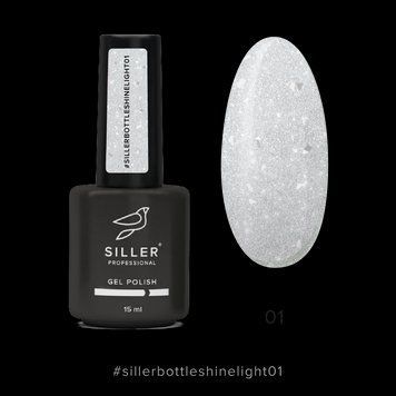 Гель для ногтей Siller bottle shine light Gel 01, 15 мл 00865578 фото