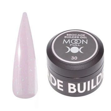 Гель для наращивания ногтей Moon Full Brocade Builder Gel с талью №30, 30 мл 49325 фото
