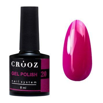 Гель-лак для ногтей Crooz 20 фиолетовая фуксия 8 мл N008020 фото