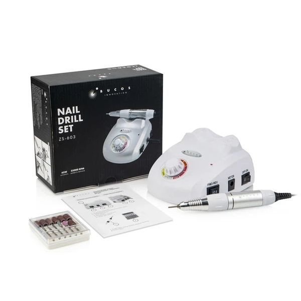 Фрезер для маникюра BUCOS Nail Drill ZS-603 PRO WHITE N222256 фото