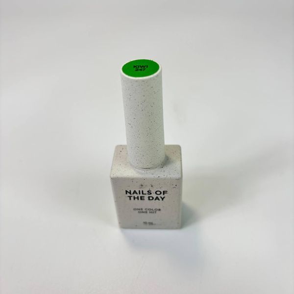 Гель лак NAILSOFTHEDAY Kiwi - неоново-зеленый, 10 мл 5574247 фото