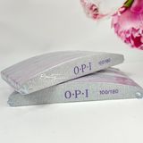Пилка для ногтей OPI полукруг 100/180 упаковка (25 шт) N00492 фото