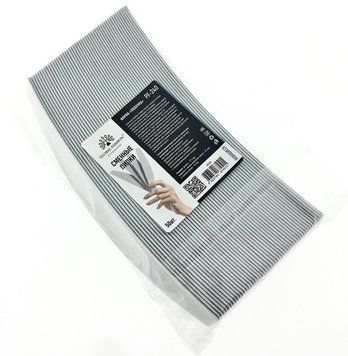 Сменные файлы GLOBAL FASHION для маникюра полумесяц 240 грит 50 шт 5525 фото