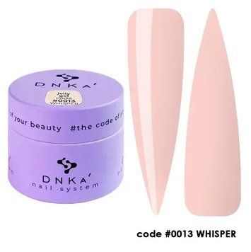 Гель для нарощування та моделювання ногтей DNKa' Jelly Gel 13 Whisper, 15мл JGD0013 фото