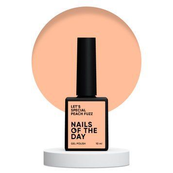 NAILSOFTHEDAY Let's special Peach Fuzz - абрикосовый гель-лак для ногтей, перекрывающий в один слой, 10 мл 84317 фото