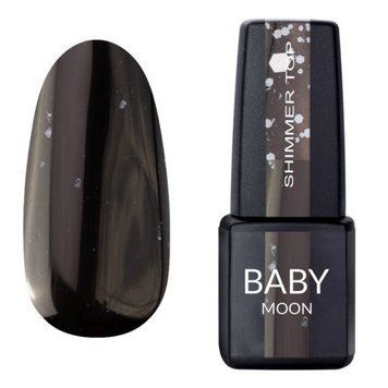 Топ для ногтей з шимером Baby Moon Shimmer Top №023, 6 мл 67451 фото