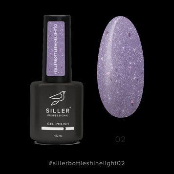 Гель для ногтей Siller bottle shine light Gel 02, 15 мл 01125578 фото