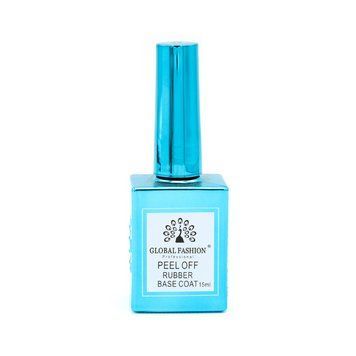 База для гель лака снимается без опила GLOBAL FASHION PEEL OFF, 15 мл 8109 фото