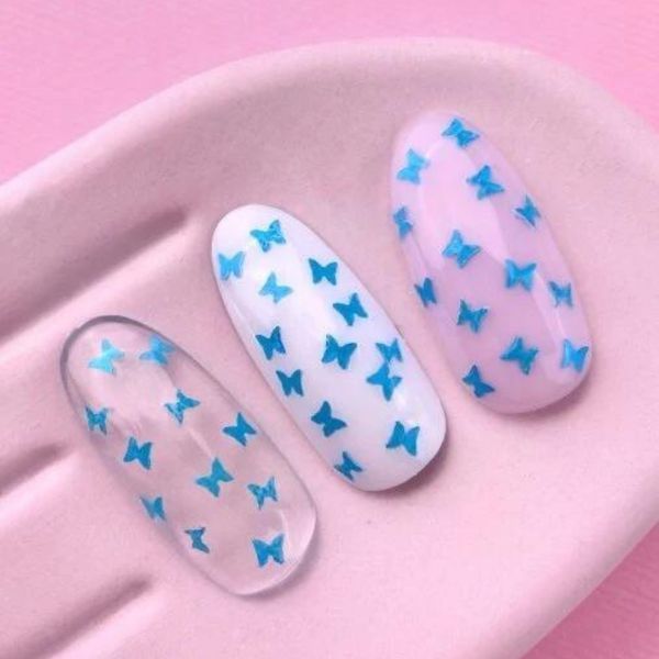 Топ Luna для гель-лаку Top Butterfly Blue 13ml 74388 фото