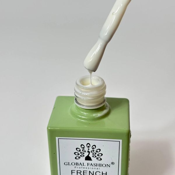 База для нігтів Global Fashion French nail base 15 ml, 10 23830 фото