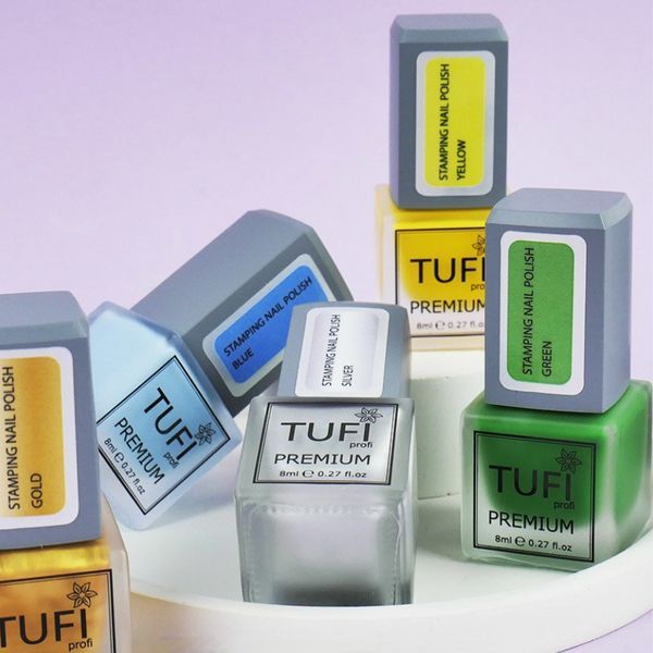 Лак для стемпінгу TUFI profi PREMIUM Stamping зелений 8 мл 0295879 фото