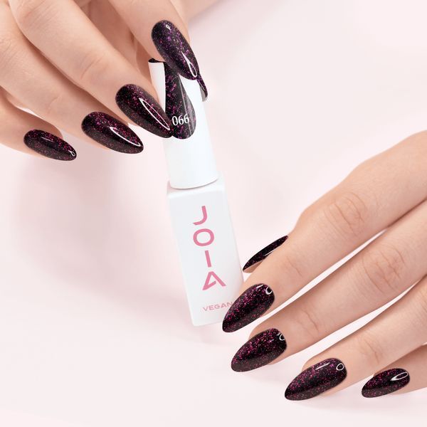 Светоотражающий Гель-лак для ногтей JOIA vegan №066 dark violet, 6 мл 0538845 фото