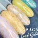 Топ для ногтей с золотыми хлопьями потали Saga Leaf Gold, 8мл N03245 фото 2