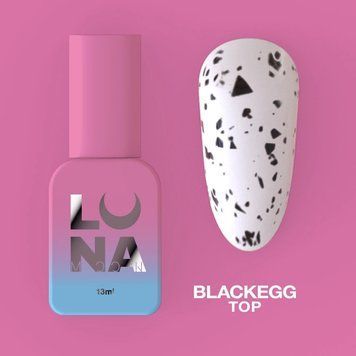 Матовый топ без липкого слоя LUNA Top Matt Blackegg 13 мл 47518 фото
