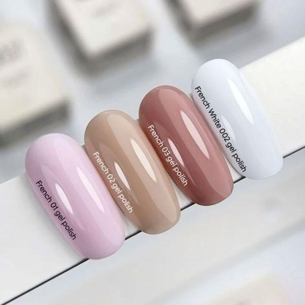 NAILSOFTHEDAY Gel Polish French 03 &mdash; нюдовый гель-лак, перекрывающийся в один слой, 10 мл 002203 фото