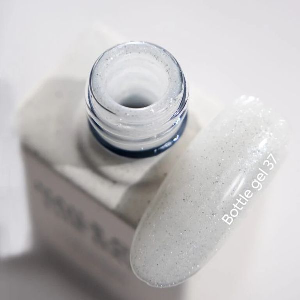 Гель для ногтей NAILSOFTHEDAY Bottle gel 37 &ndash; молочный светоотражающий сверхпрочный гель для укрепления ногтей, 10 мл 83437 фото