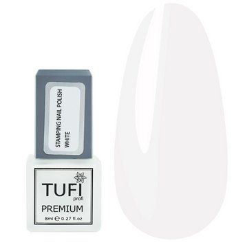 Лак для стемпінгу TUFI profi PREMIUM Stamping білий 8 мл 0295876 фото