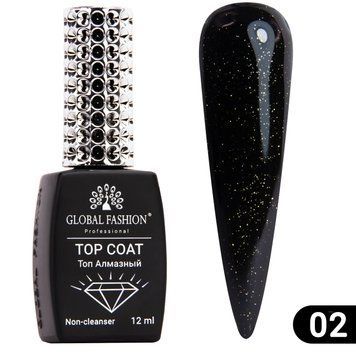 Топ с глиттером Global Fashion Galaxy Top Coat 02, 12 мл 11150 фото