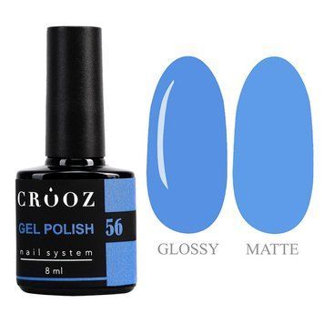 Гель-лак для нігтів Crooz 56 світлий синій 8 мл N008056 фото