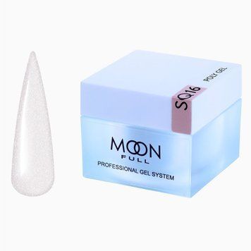Полигель Moon Full Poly Gel SQ16 без HEMA и TPO молочное золото, 30 мл SQP16 фото