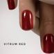 Гель-лак для ногтей витражный Lukum Vitrum red, 10 мл 6955 фото 2
