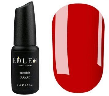 Гель-лак Edlen Color 074 (яскравий червоний, неон), 9 мл ED074 фото