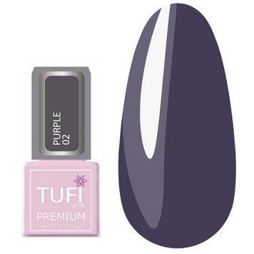 Гель-лак TUFI profi PREMIUM Purple 02 черничный, 8мл 0102494 фото