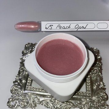 Гель для нарощування нігтів JS Peach Opal, 15 г N002356 фото
