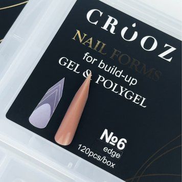 Верхні форми для нарощування Crooz Edge № 06 032926 фото