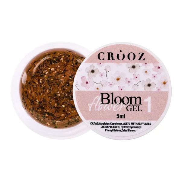 Гель для дизайна Crooz Bloom flower №01, 5 gr BF01 фото