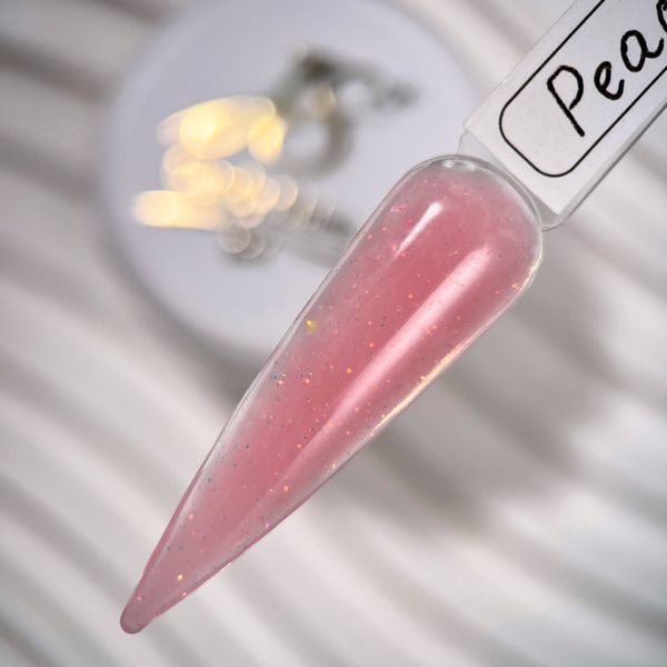 Гель для нарощування нігтів JS Peach Opal, 15 г N002356 фото