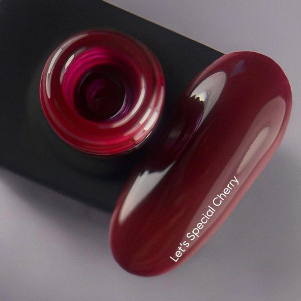 NAILSOFTHEDAY Let&rsquo;s special Cherry &mdash; спело-вишневый гель лак, перекрывающийся в один слой, 10 мл 352321418 фото