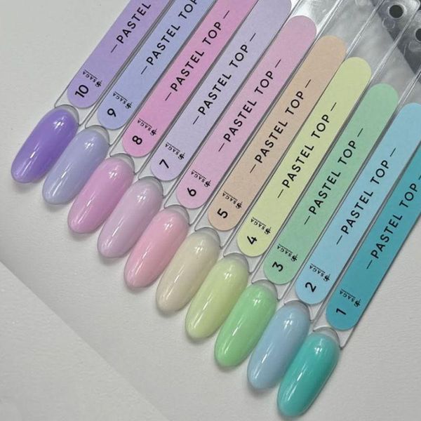 Топ без липкого шару SAGA professional Pastel Top №02, 10 мл TP02 фото