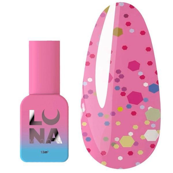 Топ Luna для гель-лаку Top Confetti 13ml 74390 фото