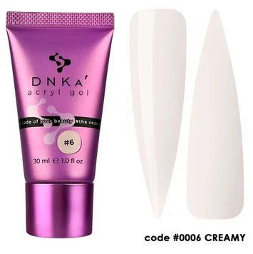 Акрил-гель DNKa&rsquo; Аcryl Gel 06 Creamy, 30 мл AGD0006T фото