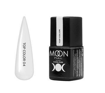 Топ для ногтей MOON FULL Color top 04 white, 8 мл N27819 фото