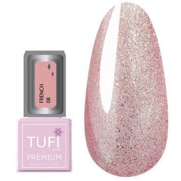 Гель-лак TUFI profi PREMIUM French 08 жемчужный 8 мл 0103026 фото