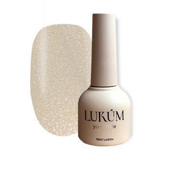 Топ с блестками для гель-лака Lukum Sunlit Gold, 10 мл N098372 фото