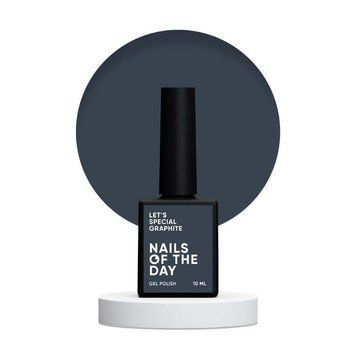 NAILSOFTHEDAY Let's special Graphite&ndash; особый графитовый, перекрывающийся в один слой, 10 мл 868912467 фото