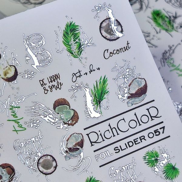 Слайдер-дизайн RichcoloR 057 (Silver) FOIL 34930 фото