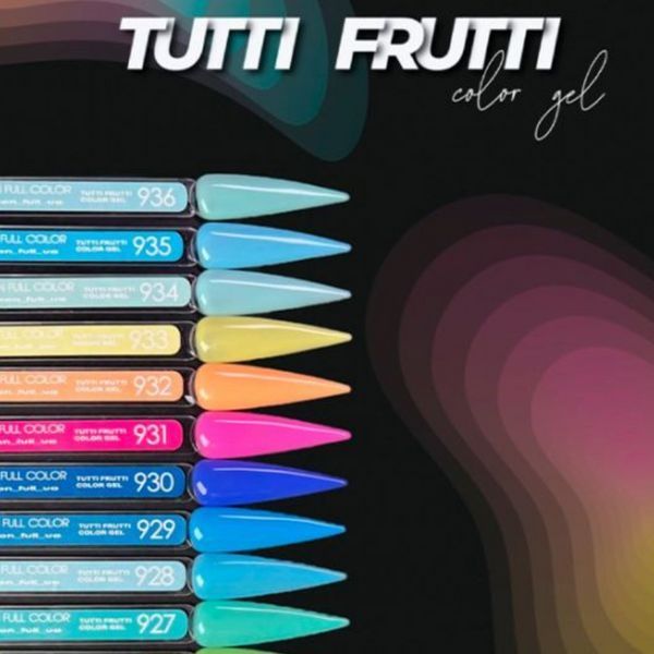 Уценка! Гель-лак Moon Full Tutti Frutti №933 бледно-желтый, 8мл W745933 фото