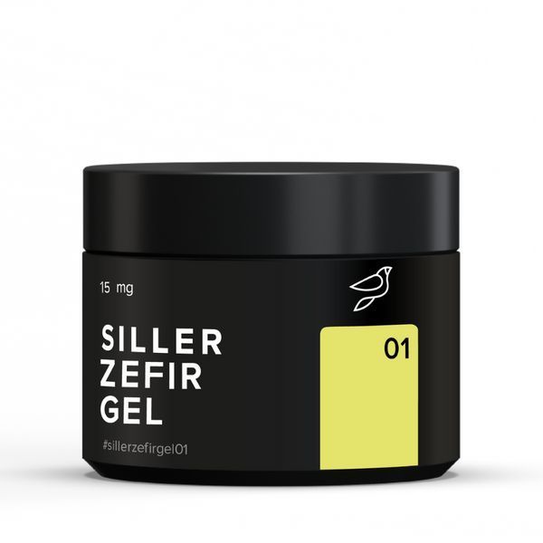 Гель для ногтей Siller Zefir Gel 01, 15 мл 6101 фото