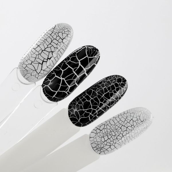 Гель-лак Crack Effect Kira Nails Black N02432 фото